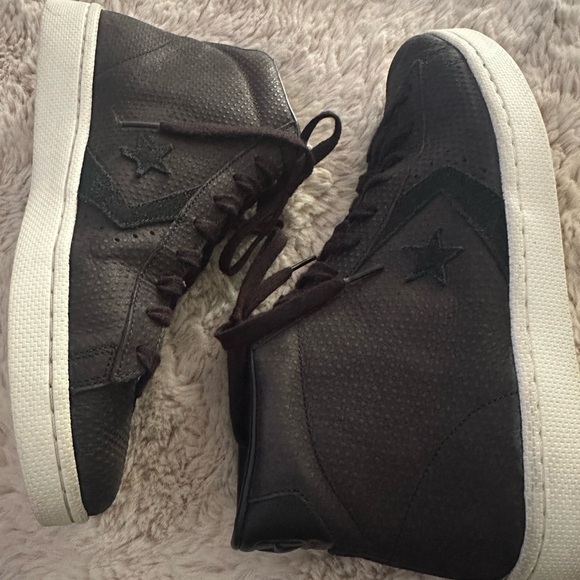 Men’s Converse Pro Leather 76 Mid Black Size 11 - Picture 3 of 14